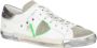 Philippe Model Witte Sneakers met Fluorescerende Piping Multicolor Heren - Thumbnail 2