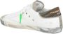 Philippe Model Witte Sneakers met Fluorescerende Piping Multicolor Heren - Thumbnail 4