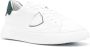 Philippe Model Witte Sneakers met Groene Velvet Detail White Heren - Thumbnail 2