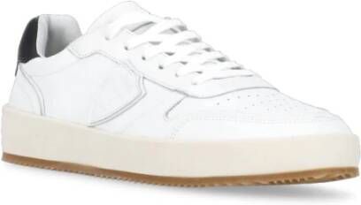 Philippe Model Witte Sneakers met Iconische Patch White Heren