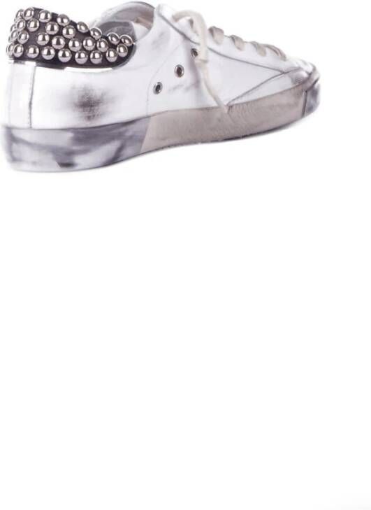 Philippe Model Witte Sneakers met Logo Detail White Dames