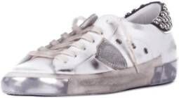 Philippe Model Witte Sneakers met Logo Detail White Dames