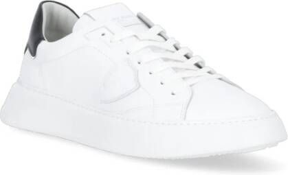 Philippe Model Witte Sneakers met Logo Hiel White Heren