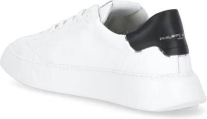 Philippe Model Witte Sneakers met Logo Hiel White Heren