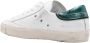 Philippe Model Witte Sneakers met Petroleumkleurige Topper White Dames - Thumbnail 3