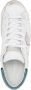 Philippe Model Witte Sneakers met Petroleumkleurige Topper White Dames - Thumbnail 4