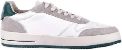 Philippe Model Witte Sneakers met Suède Details White Heren