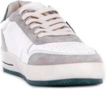 Philippe Model Witte Sneakers met Suède Details White Heren