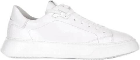 Philippe Model Witte Sneakers met Zij- en Achterlogo White Heren