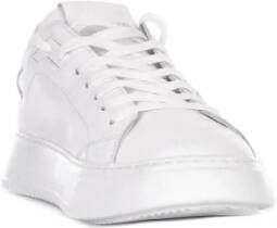 Philippe Model Witte Sneakers met Zij- en Achterlogo White Heren