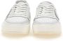 Philippe Model Witte Sneakers met Logo Patch en Contrasterende Hiel White Dames - Thumbnail 13