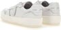 Philippe Model Witte Sneakers met Logo Patch en Contrasterende Hiel White Dames - Thumbnail 15