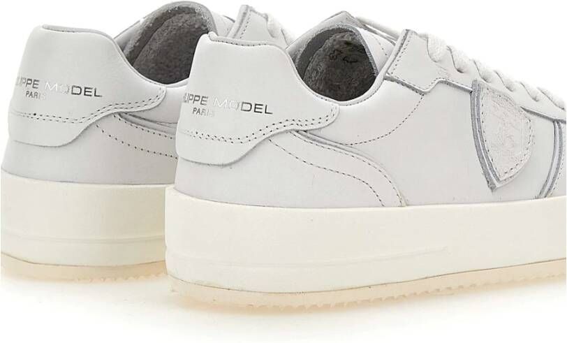 Philippe Model Witte Sneakers Parijse Stijl White Dames