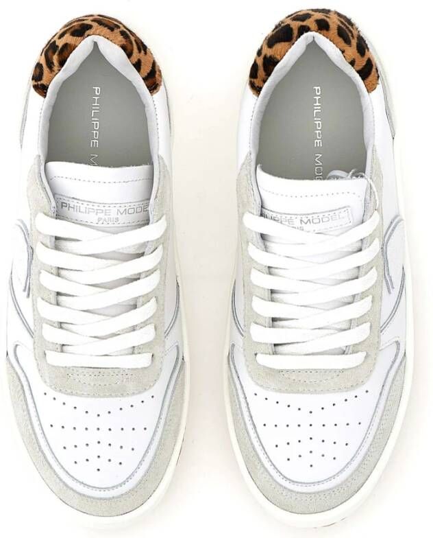 Philippe Model Witte Sneakers Parijse Stijl White Dames