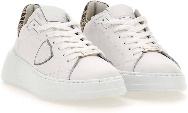 Philippe Model Witte Sneakers Parijse Stijl White Dames