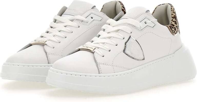 Philippe Model Witte Sneakers Parijse Stijl White Dames