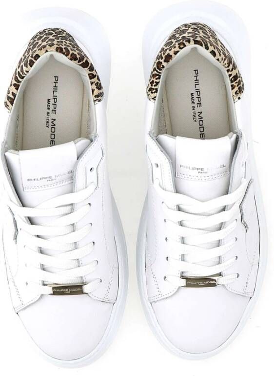 Philippe Model Witte Sneakers Parijse Stijl White Dames