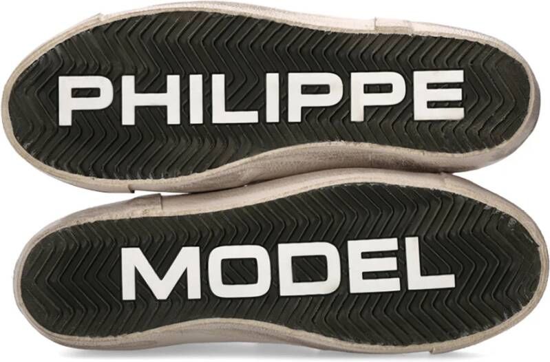 Philippe Model Witte Sneakers Parijse Stijl White Heren