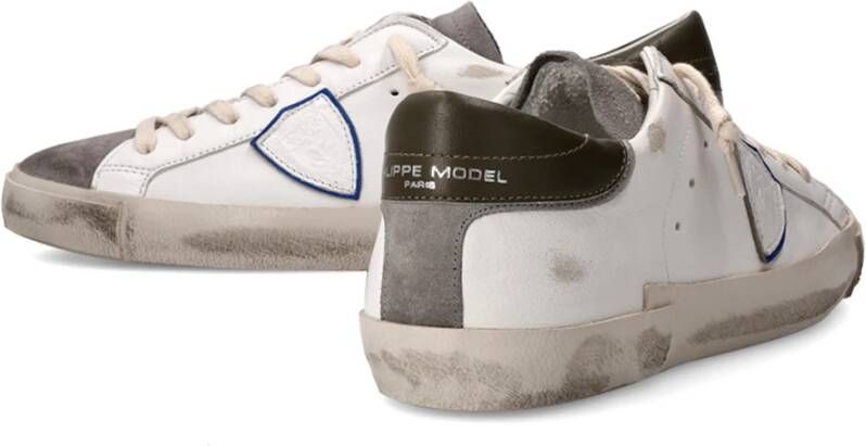 Philippe Model Witte Sneakers Parijse Stijl White Heren