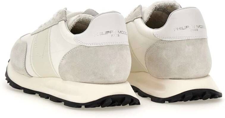 Philippe Model Witte Sneakers Parijse Stijl White Heren