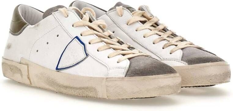 Philippe Model Witte Sneakers Parijse Stijl White Heren