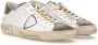 Philippe Model Sneakers met Distressed Effect en Suède Panelen White Heren - Thumbnail 6