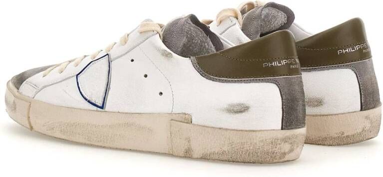 Philippe Model Witte Sneakers Parijse Stijl White Heren