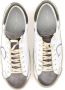 Philippe Model Sneakers met Distressed Effect en Suède Panelen White Heren - Thumbnail 10