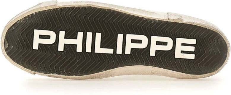 Philippe Model Witte Sneakers Parijse Stijl White Heren