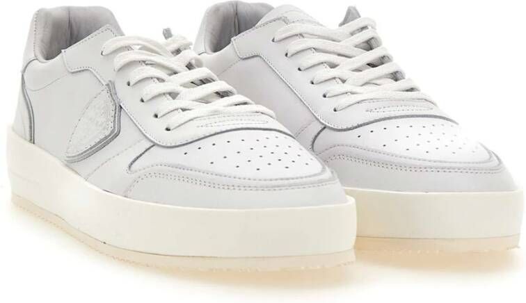 Philippe Model Witte Sneakers Parijse Stijl White Heren