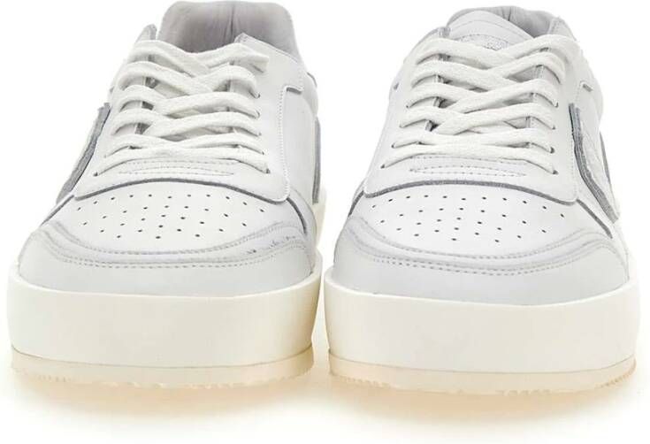 Philippe Model Witte Sneakers Parijse Stijl White Heren