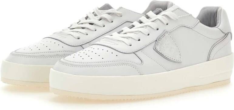 Philippe Model Witte Sneakers Parijse Stijl White Heren