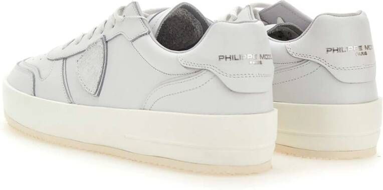 Philippe Model Witte Sneakers Parijse Stijl White Heren