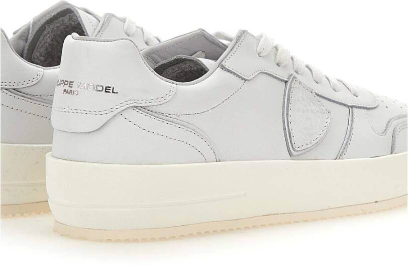 Philippe Model Witte Sneakers Parijse Stijl White Heren