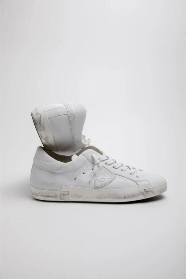 Philippe Model Witte Sneakers Urban Stijl White Heren