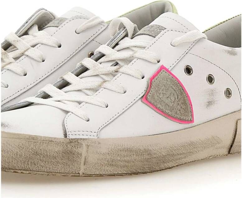 Philippe Model Witte Sneakers van Paris White Dames