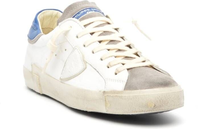 Philippe Model Witte Sneakers voor Mannen White Heren