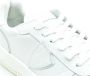 Philippe Model Witte Sneakers met Logo Patch en Contrasterende Hiel White Dames - Thumbnail 51