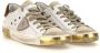 Philippe Model Sneakers Prsx Tennis Vrouwen Goud Bruin White Dames - Thumbnail 11