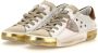 Philippe Model Sneakers Prsx Tennis Vrouwen Goud Bruin White Dames - Thumbnail 13