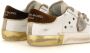 Philippe Model Sneakers Prsx Tennis Vrouwen Goud Bruin White Dames - Thumbnail 17