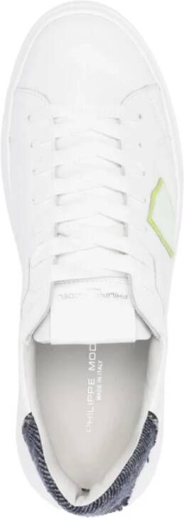 Philippe Model Witte Temple Lage Sneakers White Heren