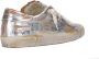 Philippe Model Metallic Finish Sneakers met Distressed Details Gray Dames - Thumbnail 4