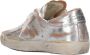 Philippe Model Metallic Finish Sneakers met Distressed Details Gray Dames - Thumbnail 5