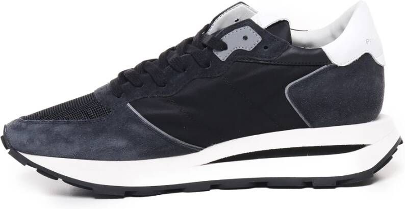 Philippe Model Zwart Wit Sneakers Memory Foam Black Heren