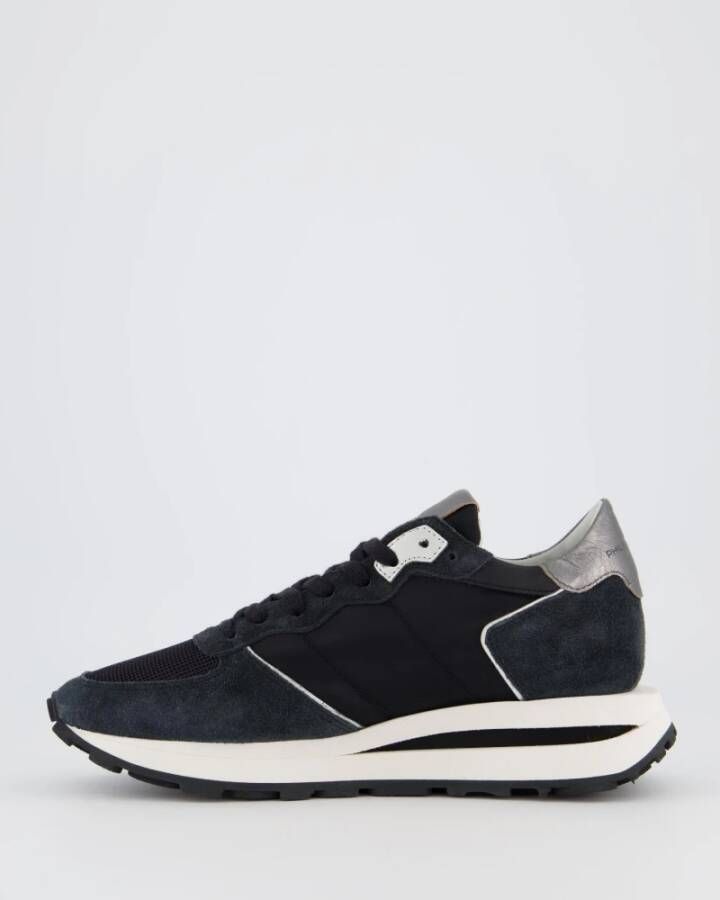 Philippe Model Zwarte Hoge Sneaker Black Dames