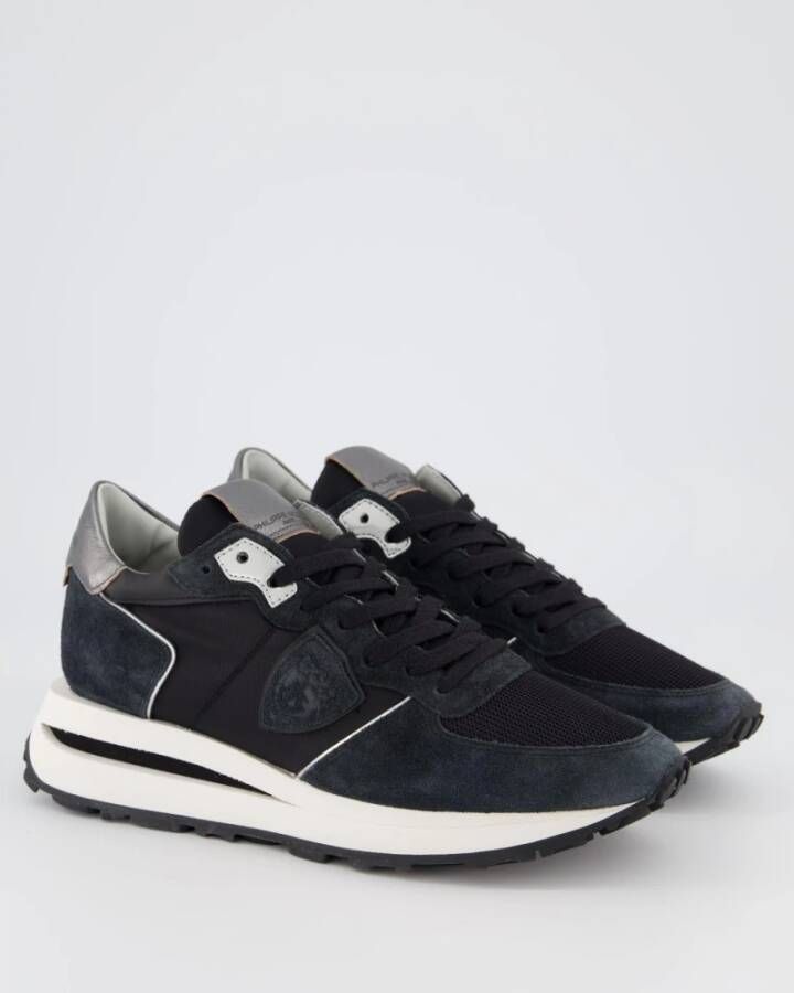 Philippe Model Zwarte Hoge Sneaker Black Dames