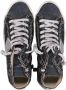 Philippe Model Zwarte Hoge Sneakers Leer Suède Glitter Black Dames - Thumbnail 10