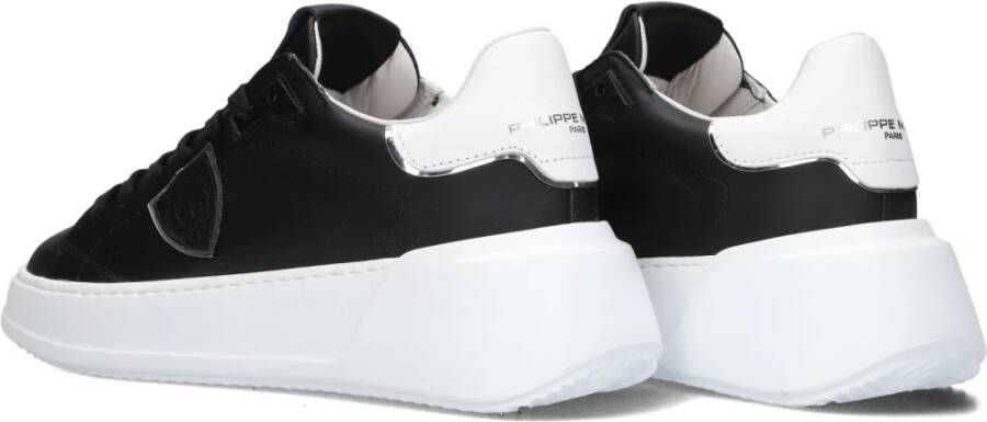 Philippe Model Zwarte Lage Sneakers New Temple Black Dames