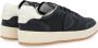 Philippe Model Zwarte Leren Sneaker Nice Suède Details Black Heren - Thumbnail 5